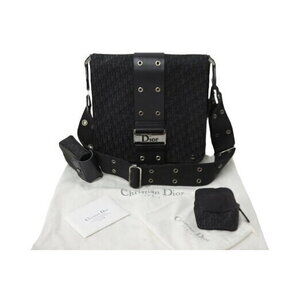 Christian Dior shoulder bag street Trotter canvas rack